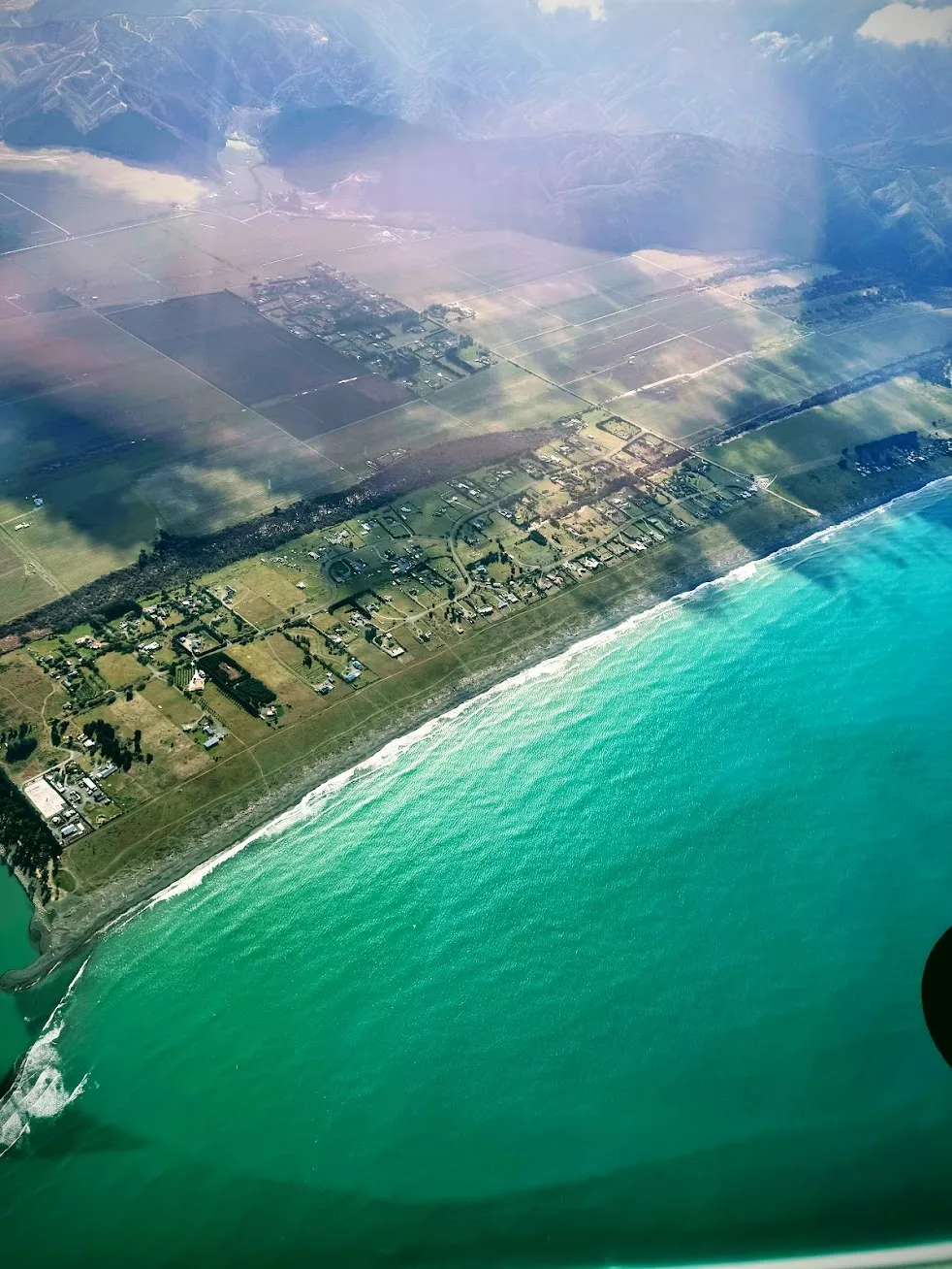 Rarangi, Marlborough from the air